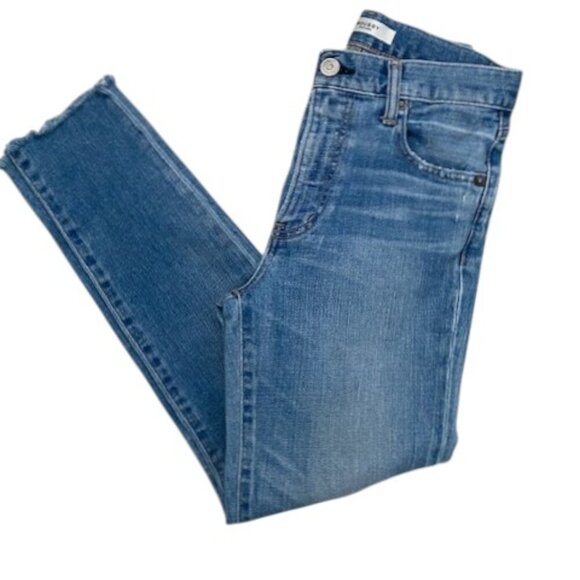 prAna Sienna Stretch Denim True Blue Skinny Jeans Size 4/27 - Picture 1 of 10